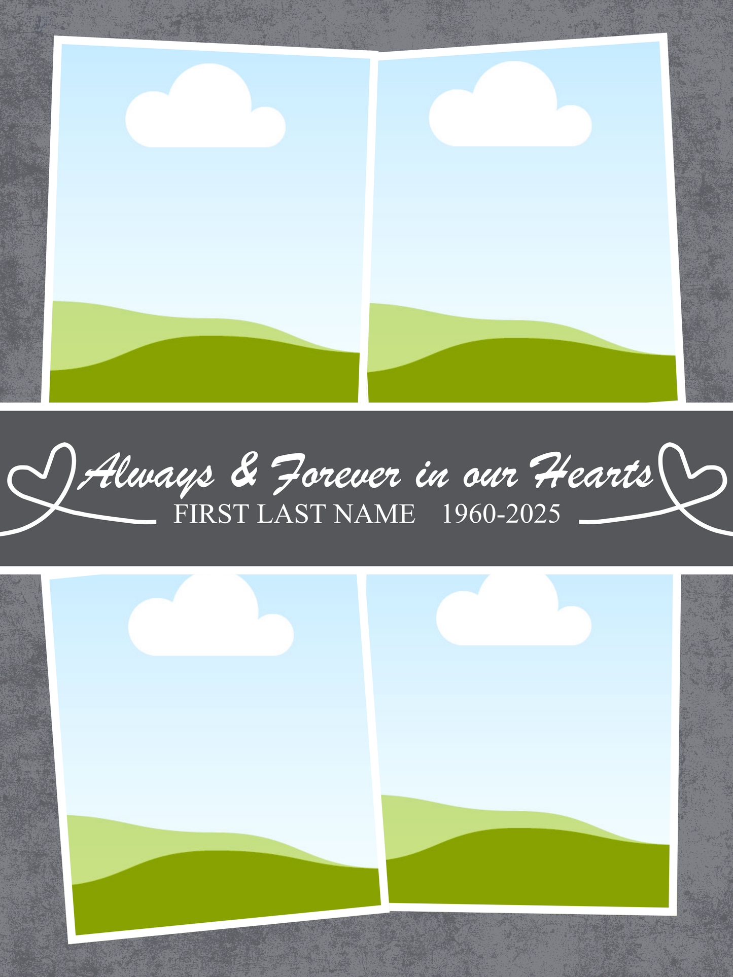 Memorial Blanket Digital Bundle — 5 Designs + Mockups