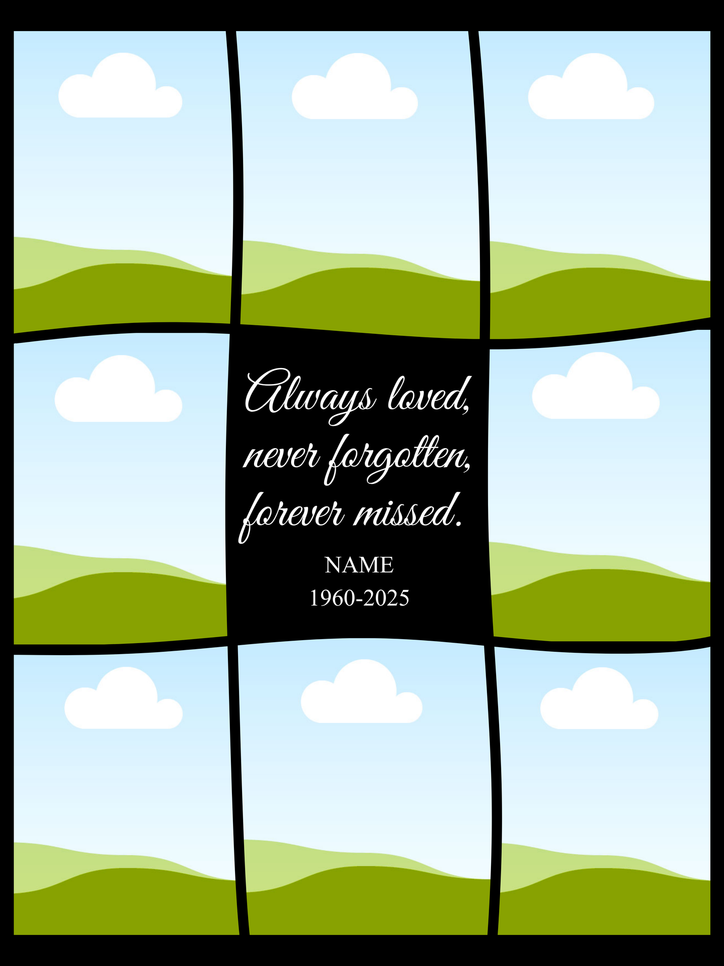 Memorial Blanket Digital Bundle — 5 Designs + Mockups