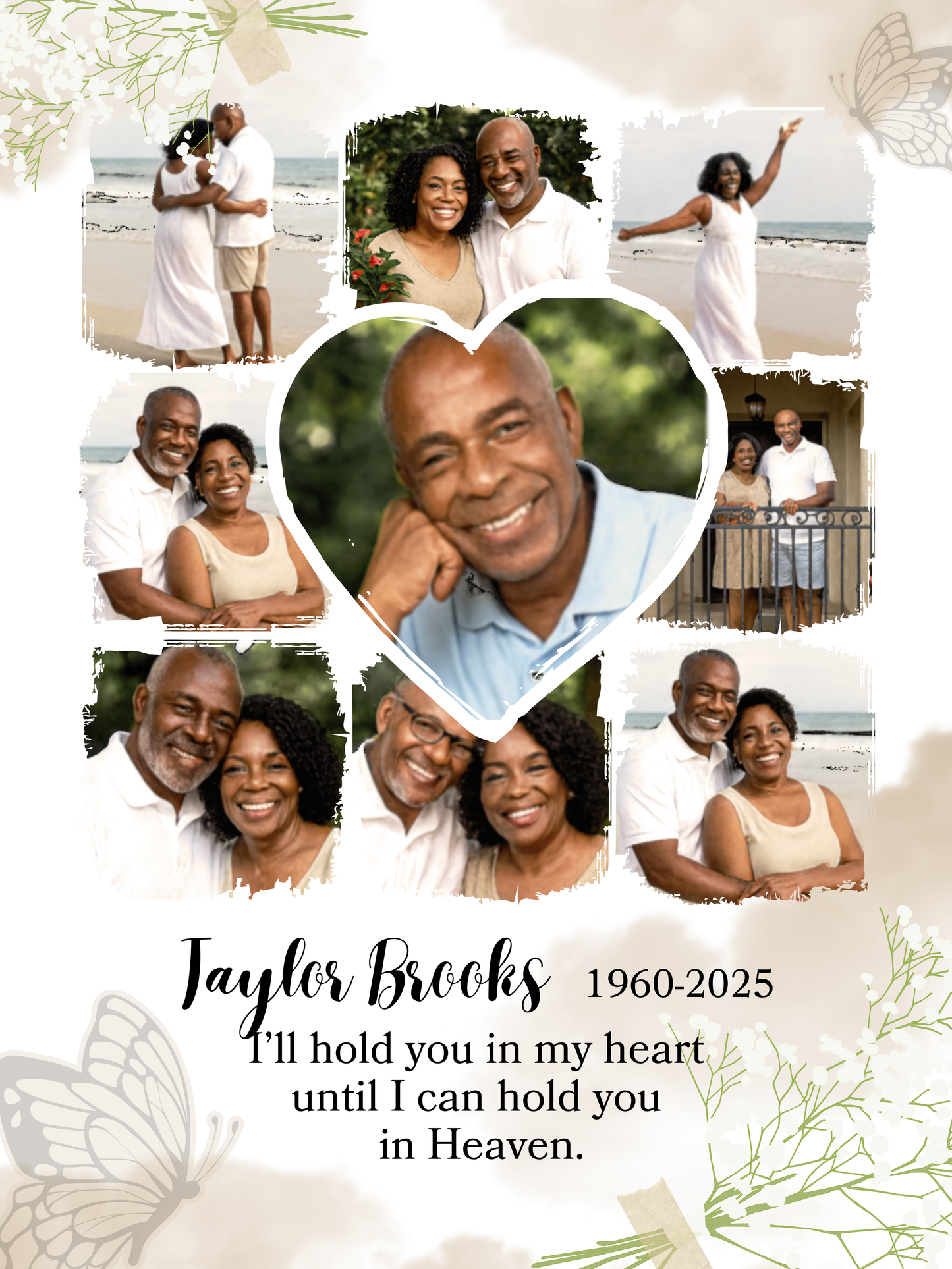 Memorial Blanket Digital Bundle — 5 Designs + Mockups