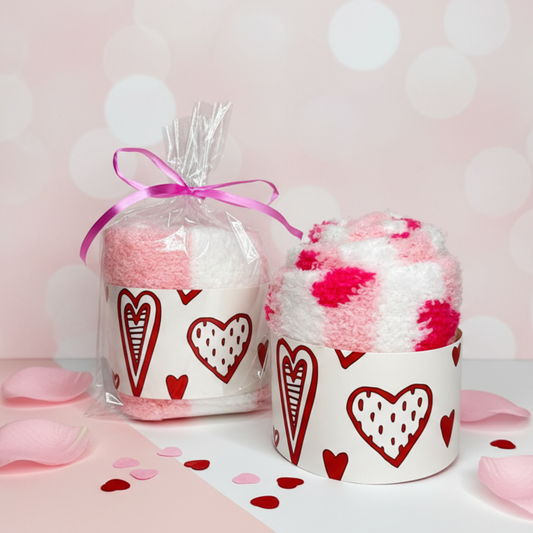 Cupcake Socks | Cozy Valentine Gift | Cute Self-Care Socks